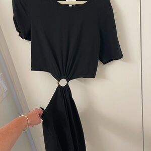 Sundays Black Backless Dress